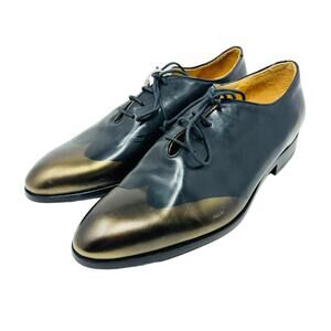 ERA COLORPHILOSOPHY EU 42 BLACK AND METALLIC WHOLECUT SHOES